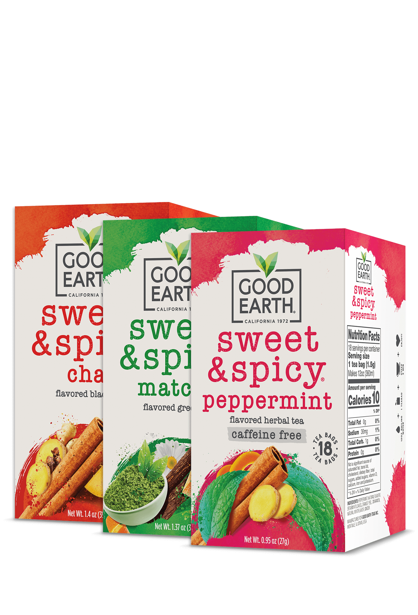 新品未✨【BETTER THAN GOOD/ベターザングッド】NCSGI TEE Sweet & Spicy Flavors Trio – Good Earth Tea Store