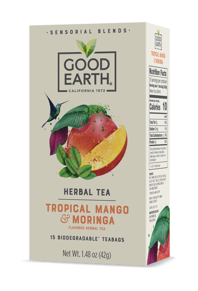 Tropical Mango & Moringa packaging