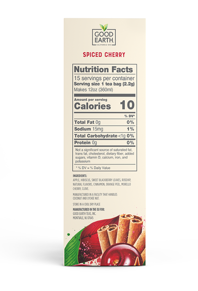 Spiced Cherry Nutrition Facts see below