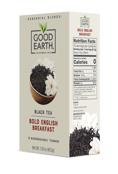 Bold English Breakfast Nutritions Facts see below