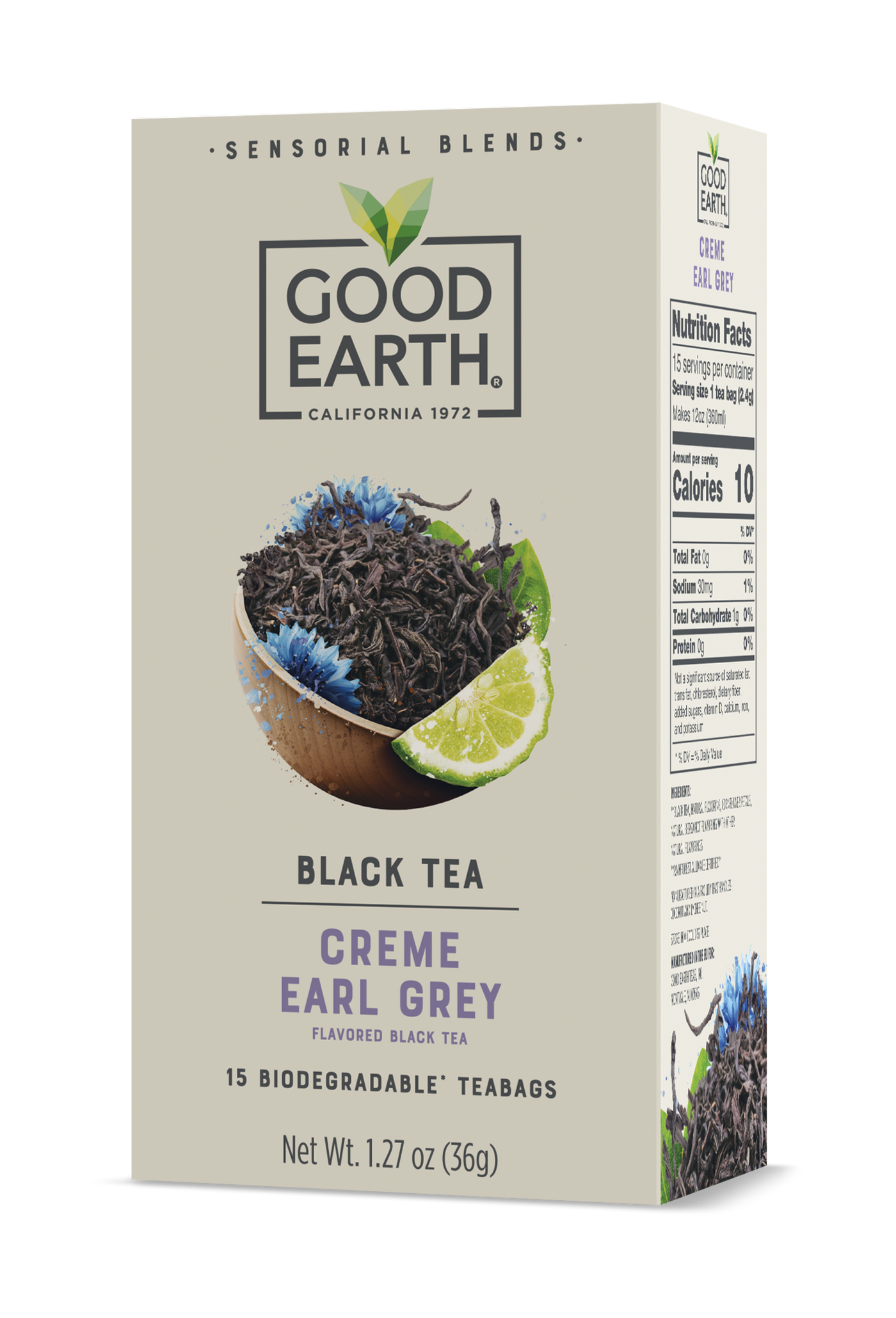 Creme Earl Grey packaging