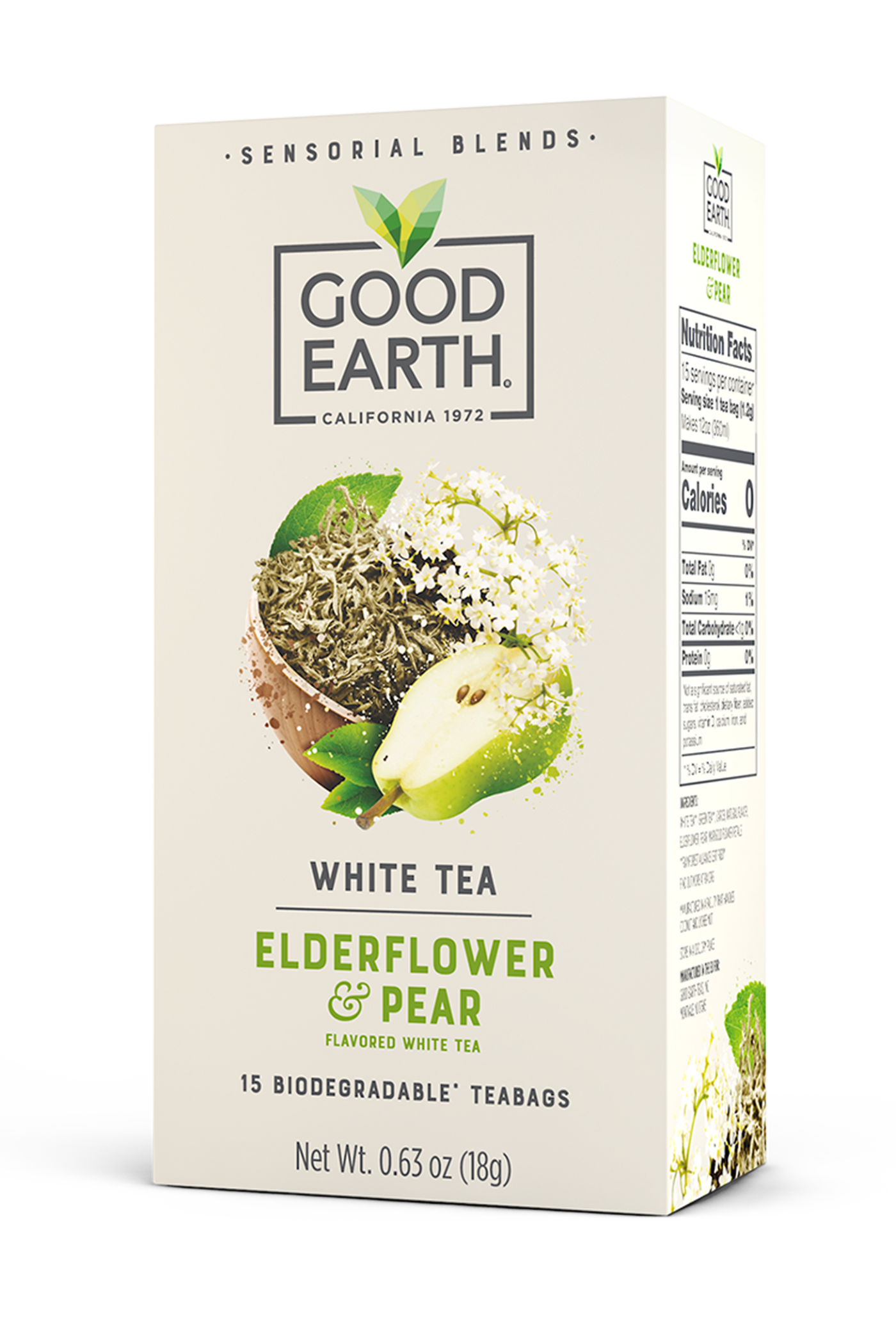 Elderflower & Pear packaging