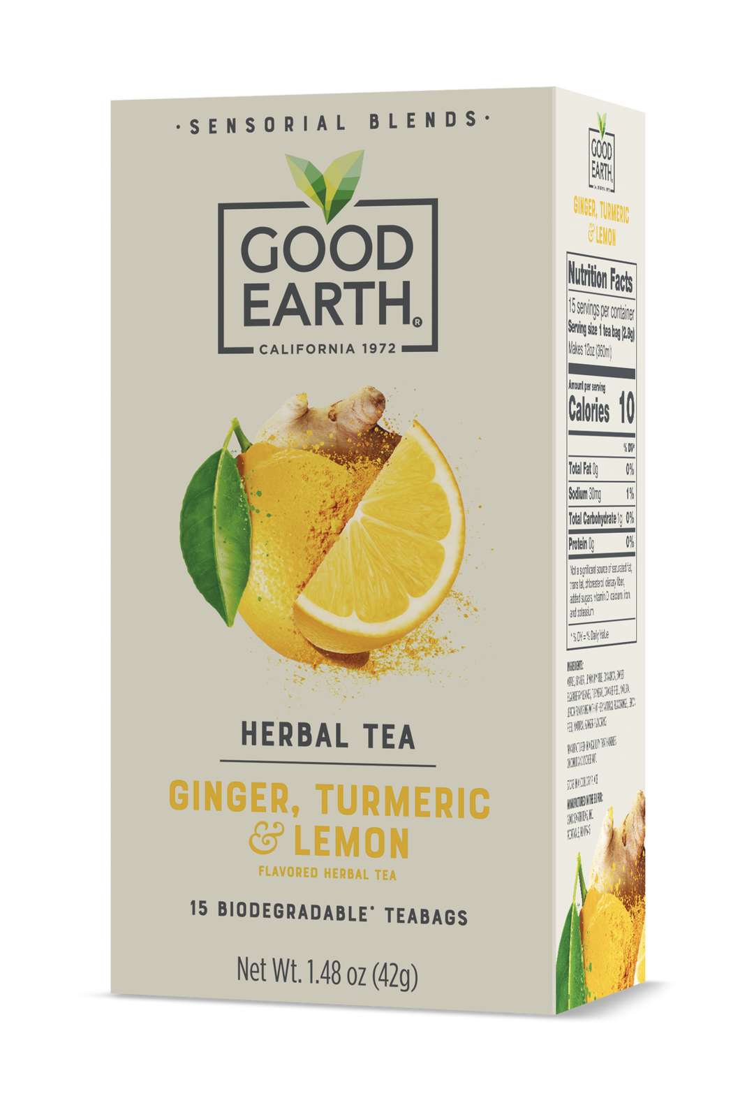 Ginger, Turmeric & Lemon