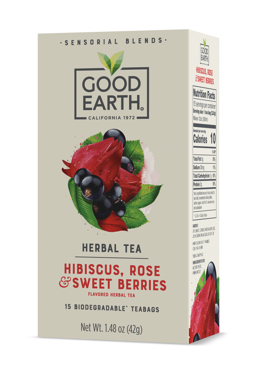 Good Earth Hibiscus, Rose & Sweet Berries Tea – Good Earth Tea Store