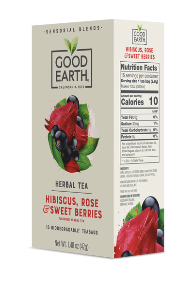 Hibiscus, Rose & Sweet Berries Nutrition Facts