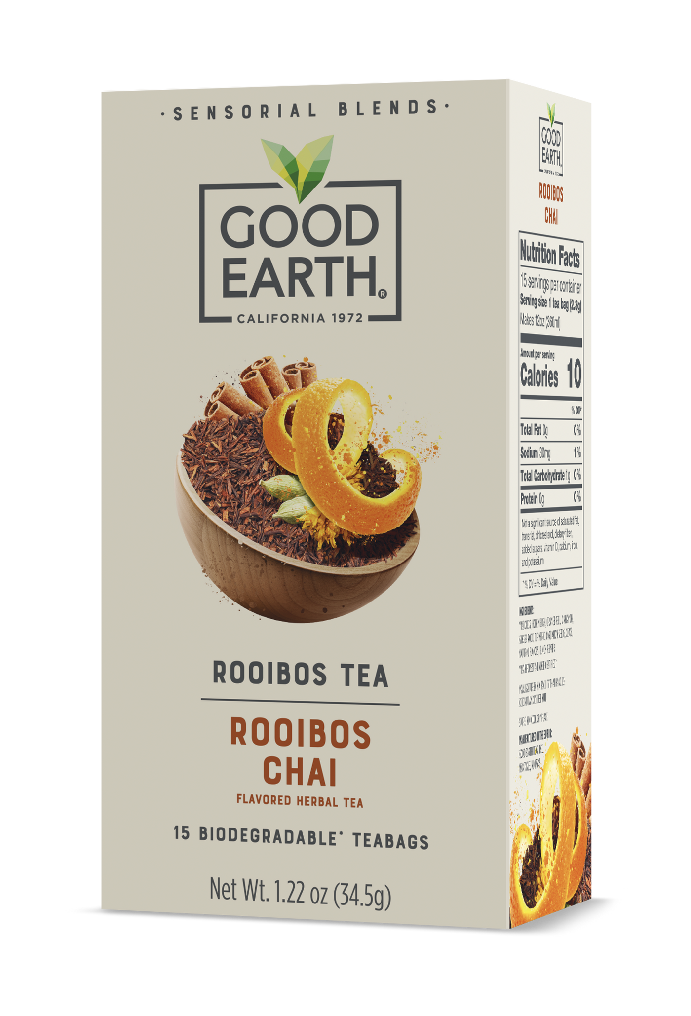 Rooibos Chai packaging