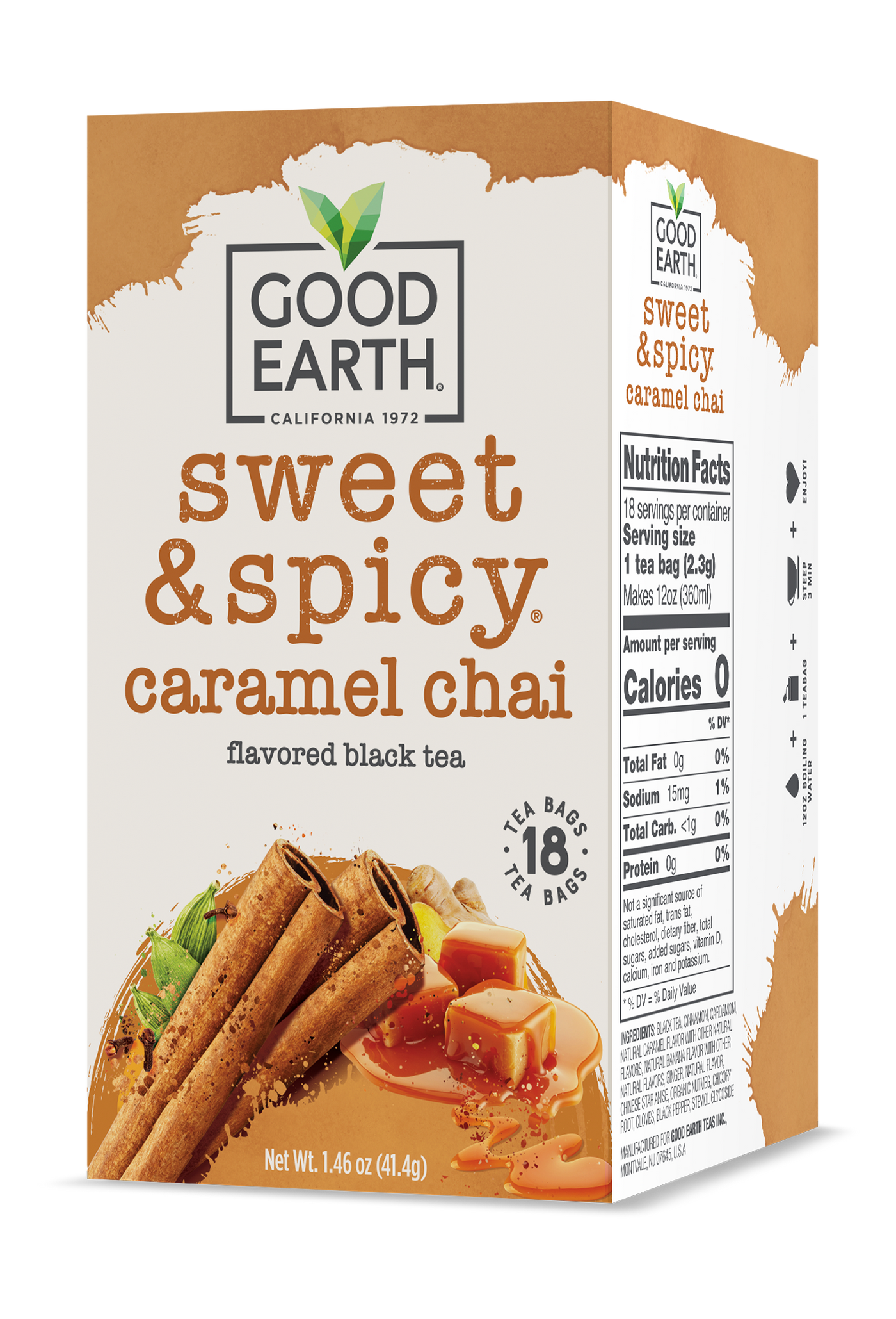 Sweet & Spicy Caramel Chai packaging