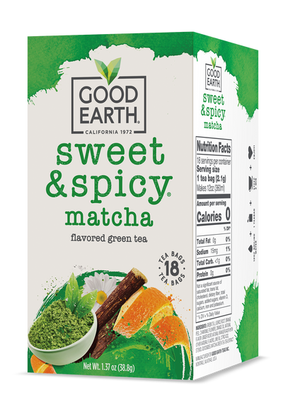Sweet & Spicy Matcha packaging