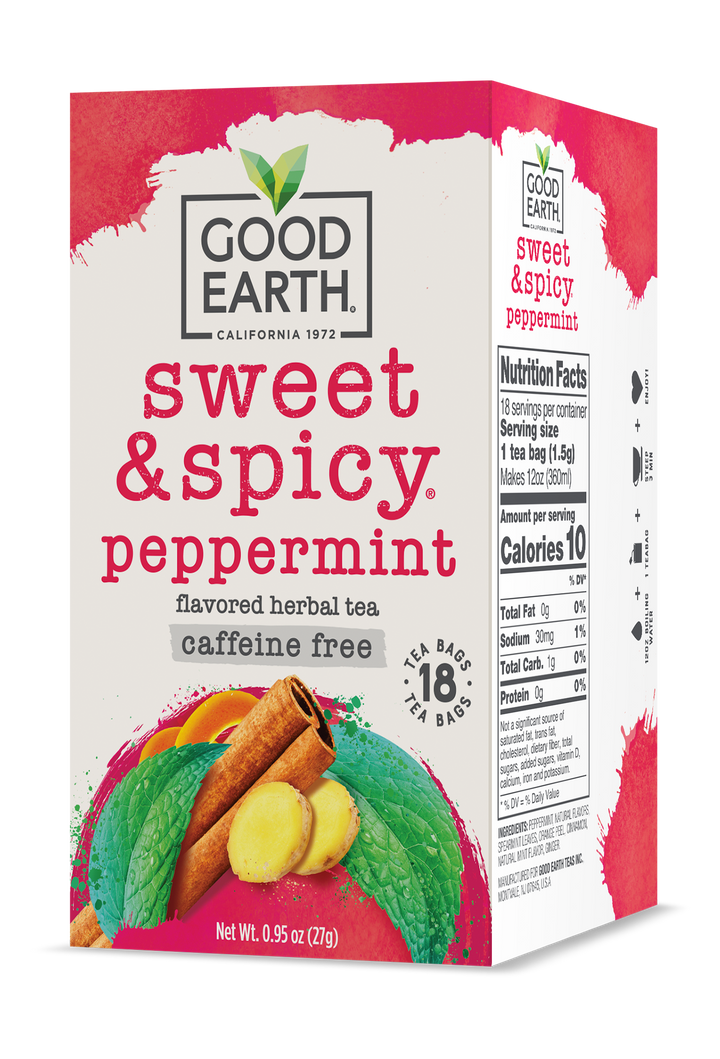 Good Earth Sweet & Spicy Peppermint Tea – Good Earth Tea Store