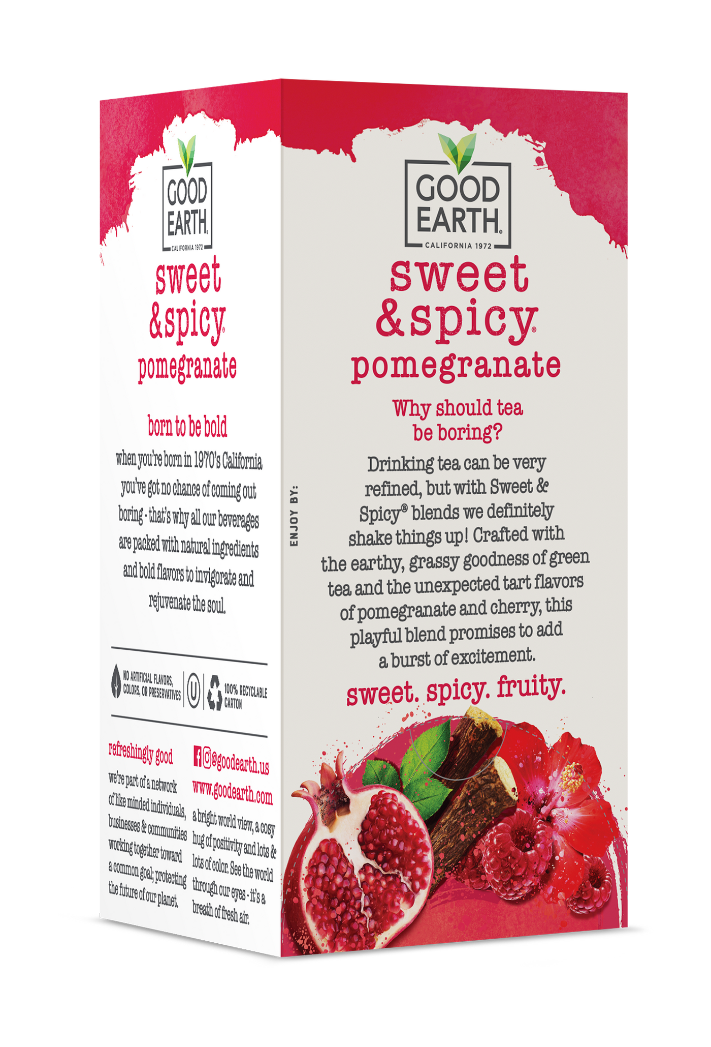 Sweet & Spicy Pomegranate packaging